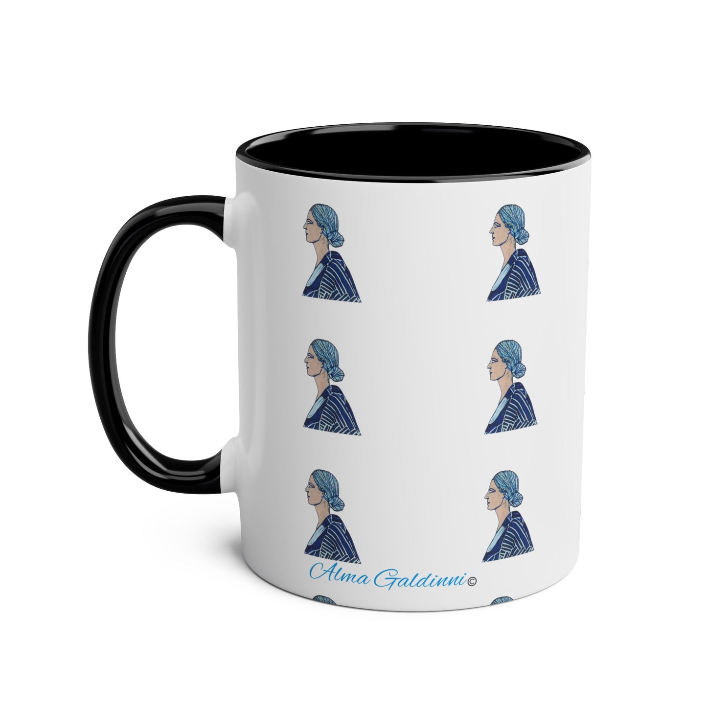 Art Nouveaux Lady mug