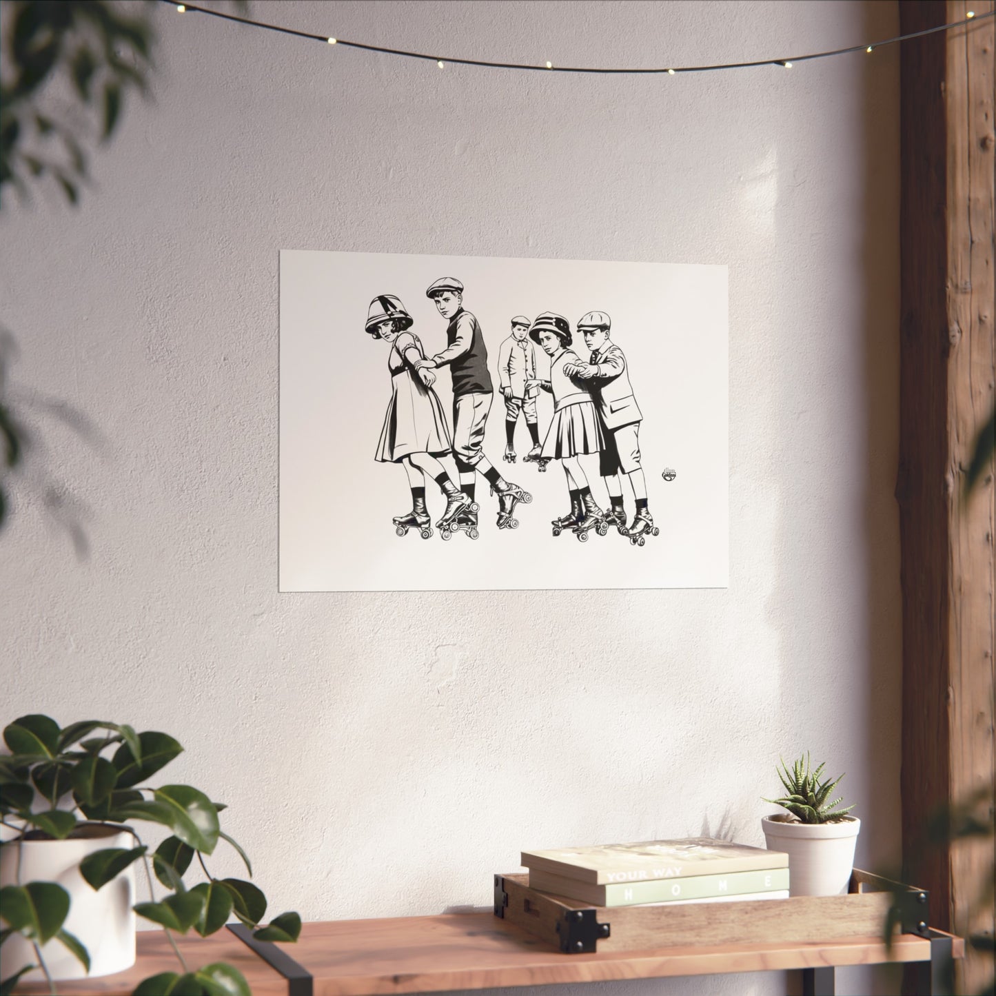 Rolling on the street Fine Art Posters