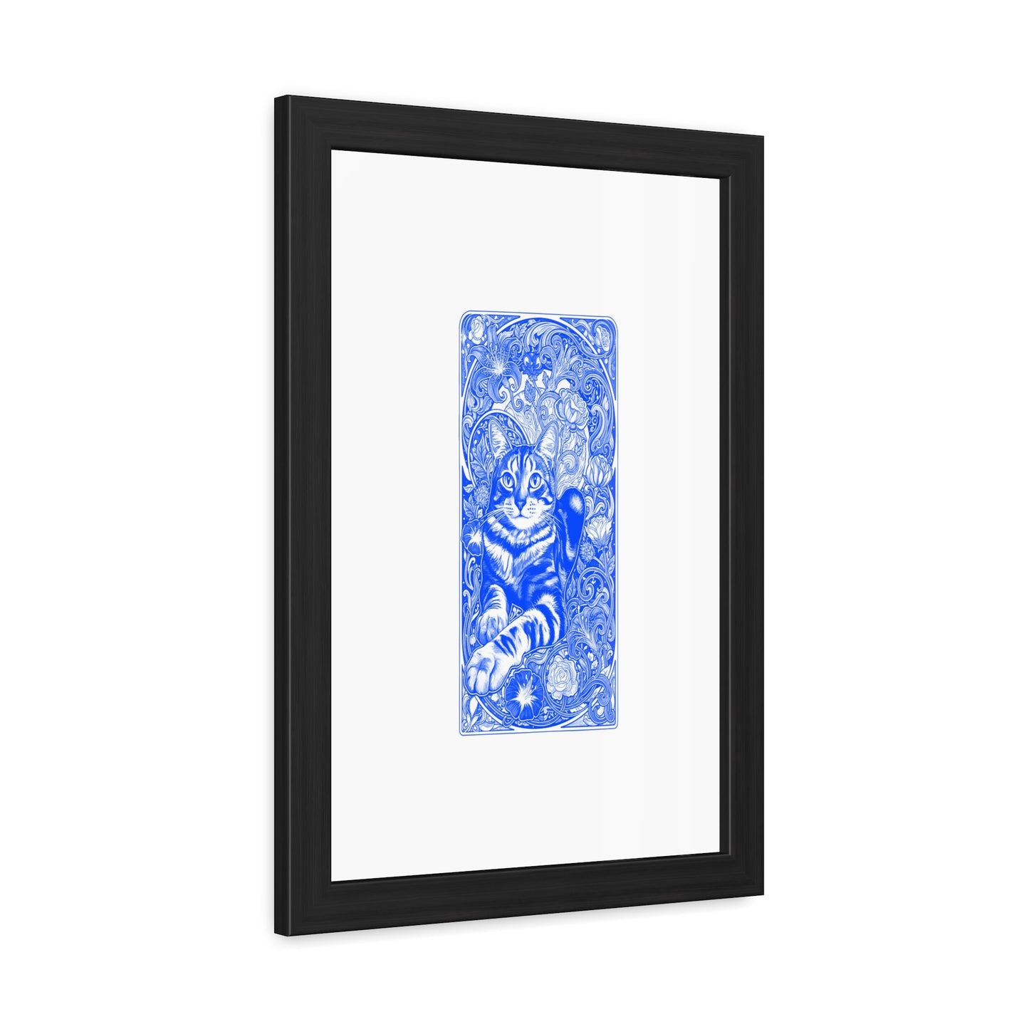 Art Nouveaux Cat Framed Posters