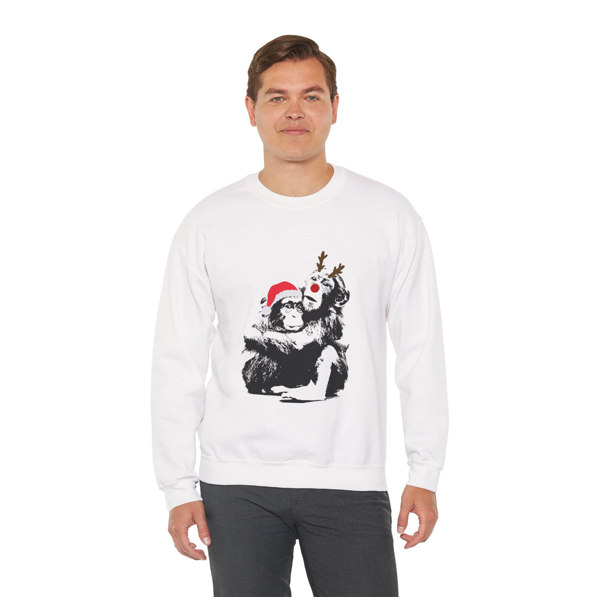 Cheeky Christmas Unisex Heavy Blend™ Crewneck Sweatshirt