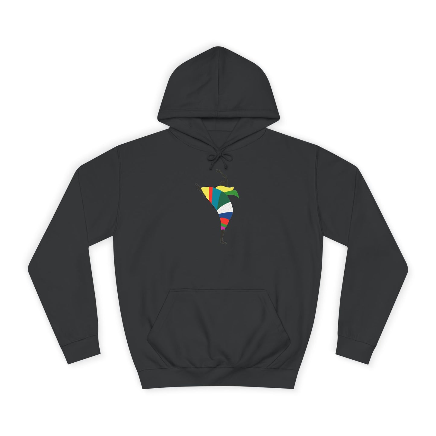 Colorful Dancer Unisex College Hoodie - Stylish Daily Wear