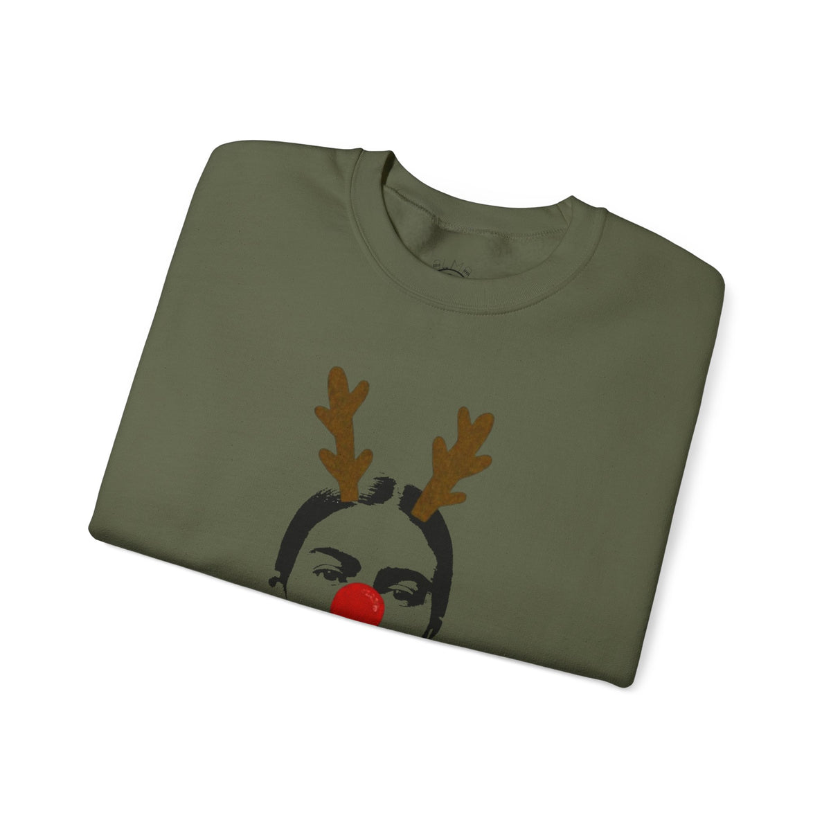 Frida on Christmas Unisex Heavy Blend™ Crewneck Sweatshirt