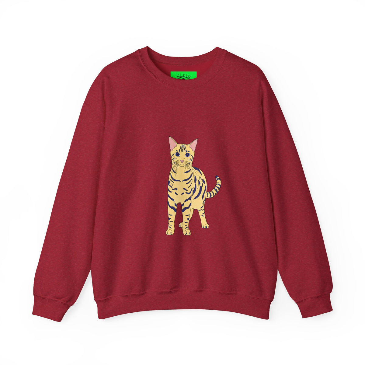 Bengal Cat cartoon Unisex Heavy Blend™ Crewneck Sweatshirt
