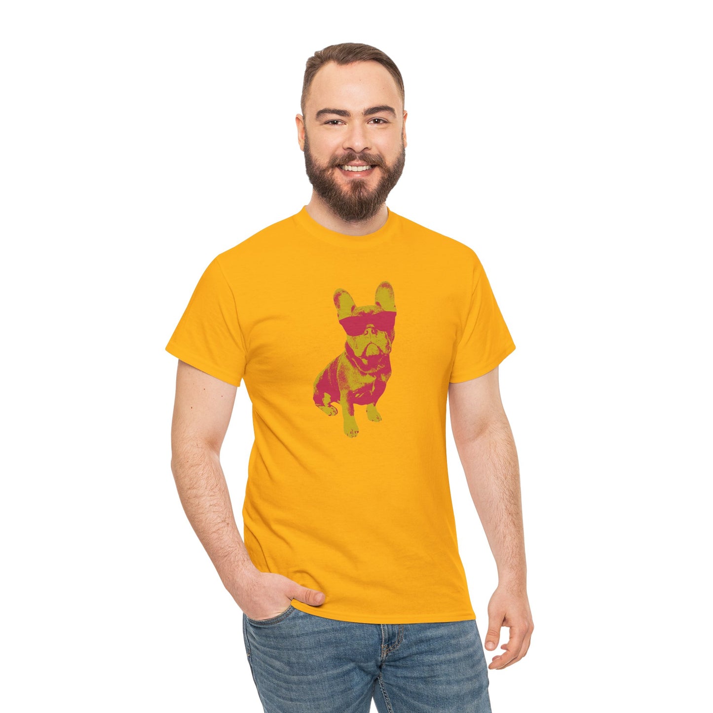 French Buldog Unisex Heavy Cotton Tee