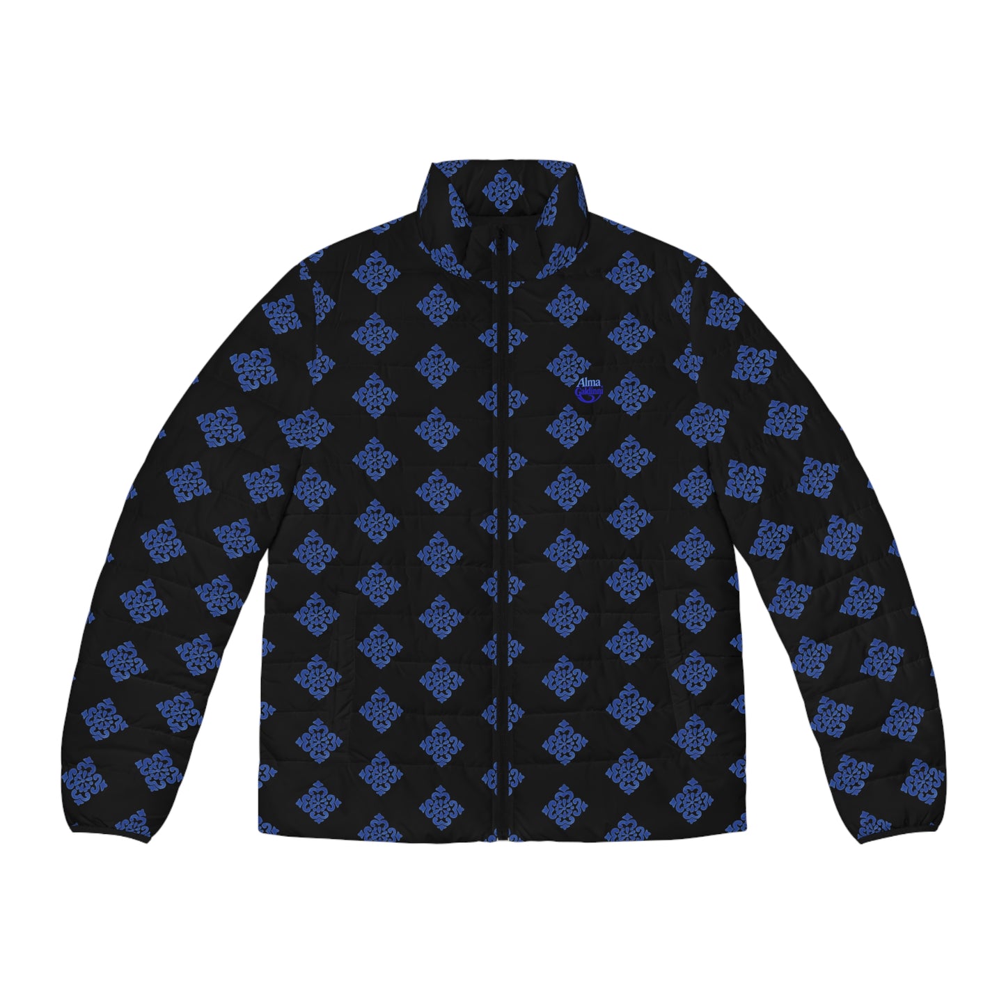 Tiger Men's Puffer Jacket (AOP)