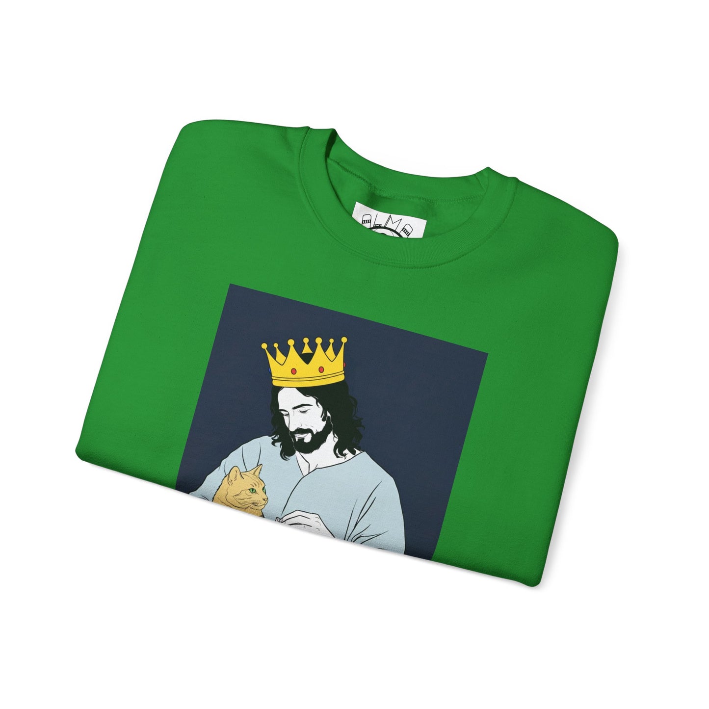 Jeus and cat Unisex Heavy Blend™ Crewneck Sweatshirt