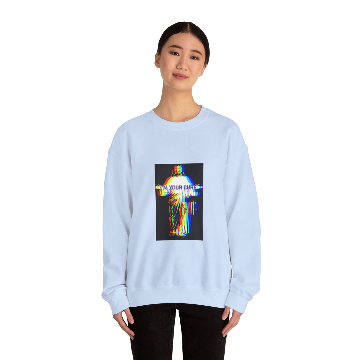 Pop Jesus Unisex Heavy Blend™ Crewneck Sweatshirt