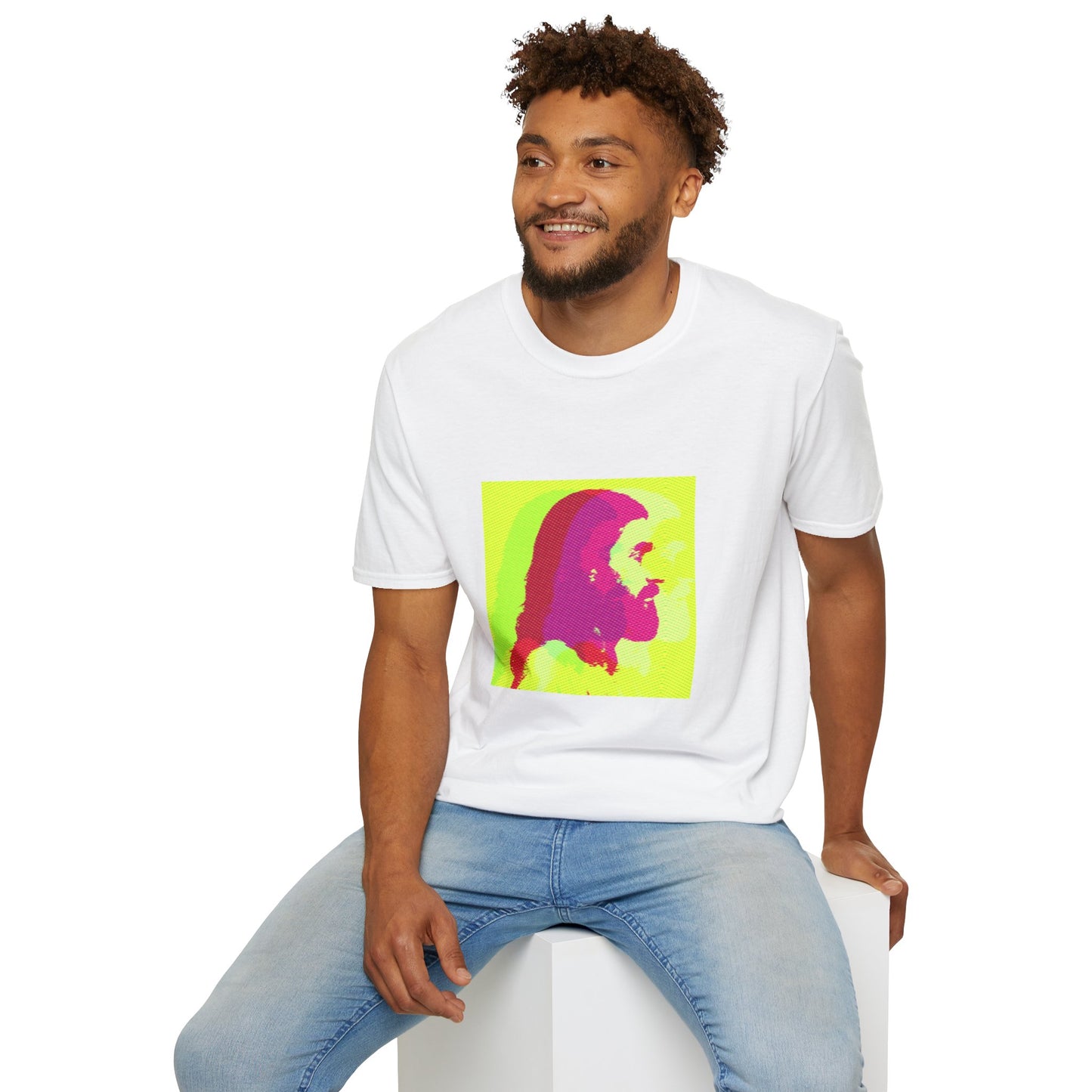 Pop Jesus Unisex Softstyle T-Shirt