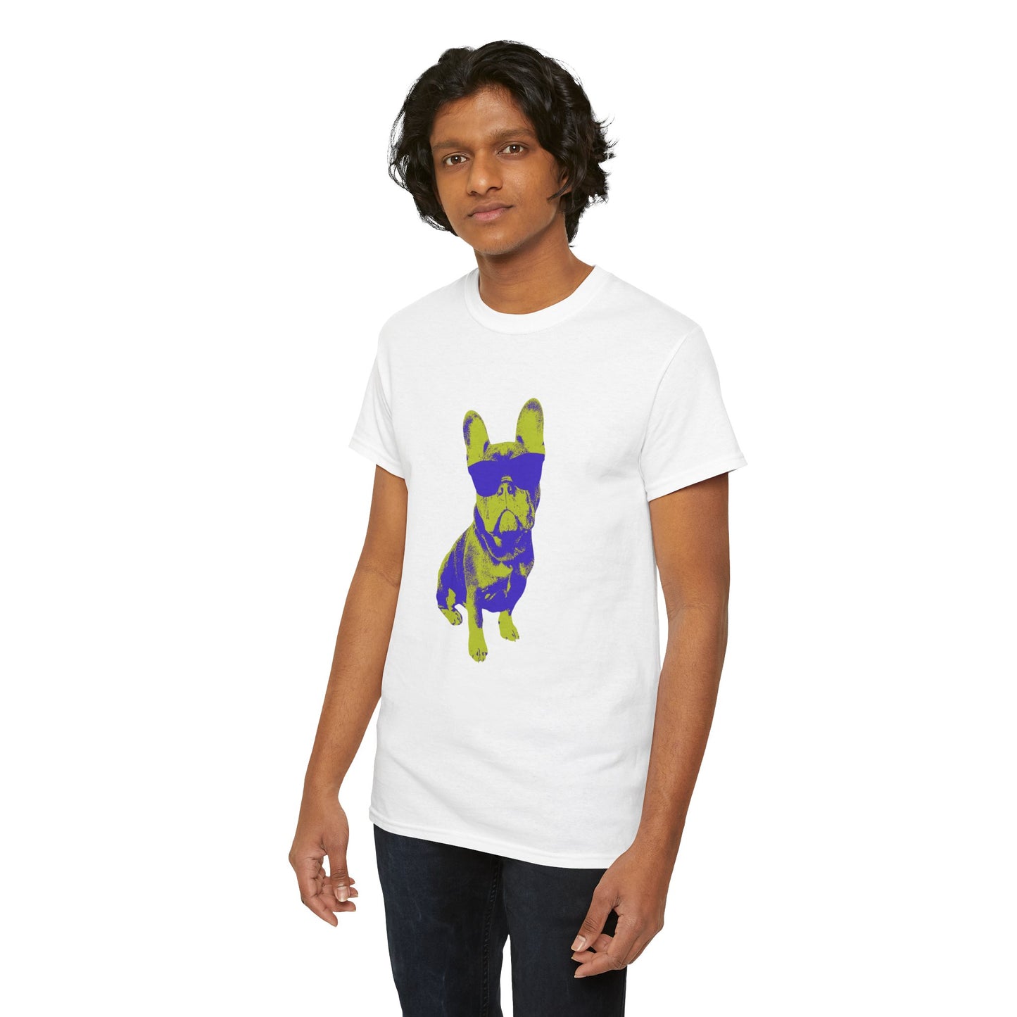 French Buldog Unisex Heavy Cotton Tee