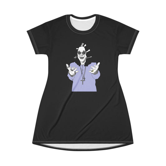 Ozzy T-Shirt Dress (AOP)