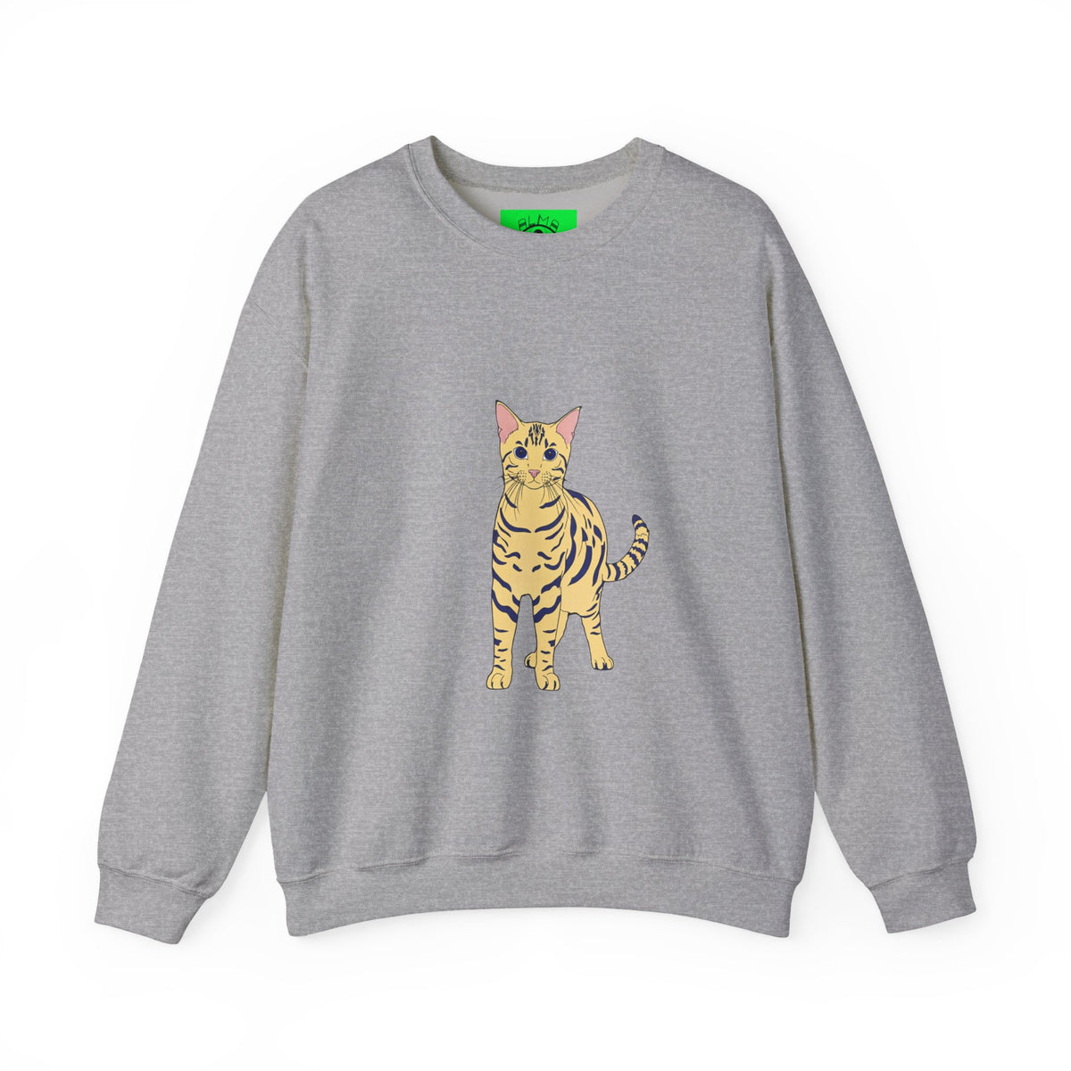 Bengal Cat cartoon Unisex Heavy Blend™ Crewneck Sweatshirt