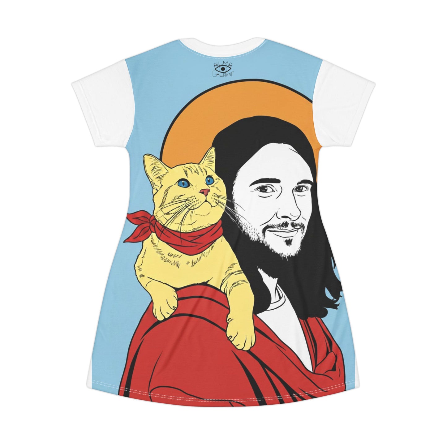 Jesus T-Shirt Dress (AOP)