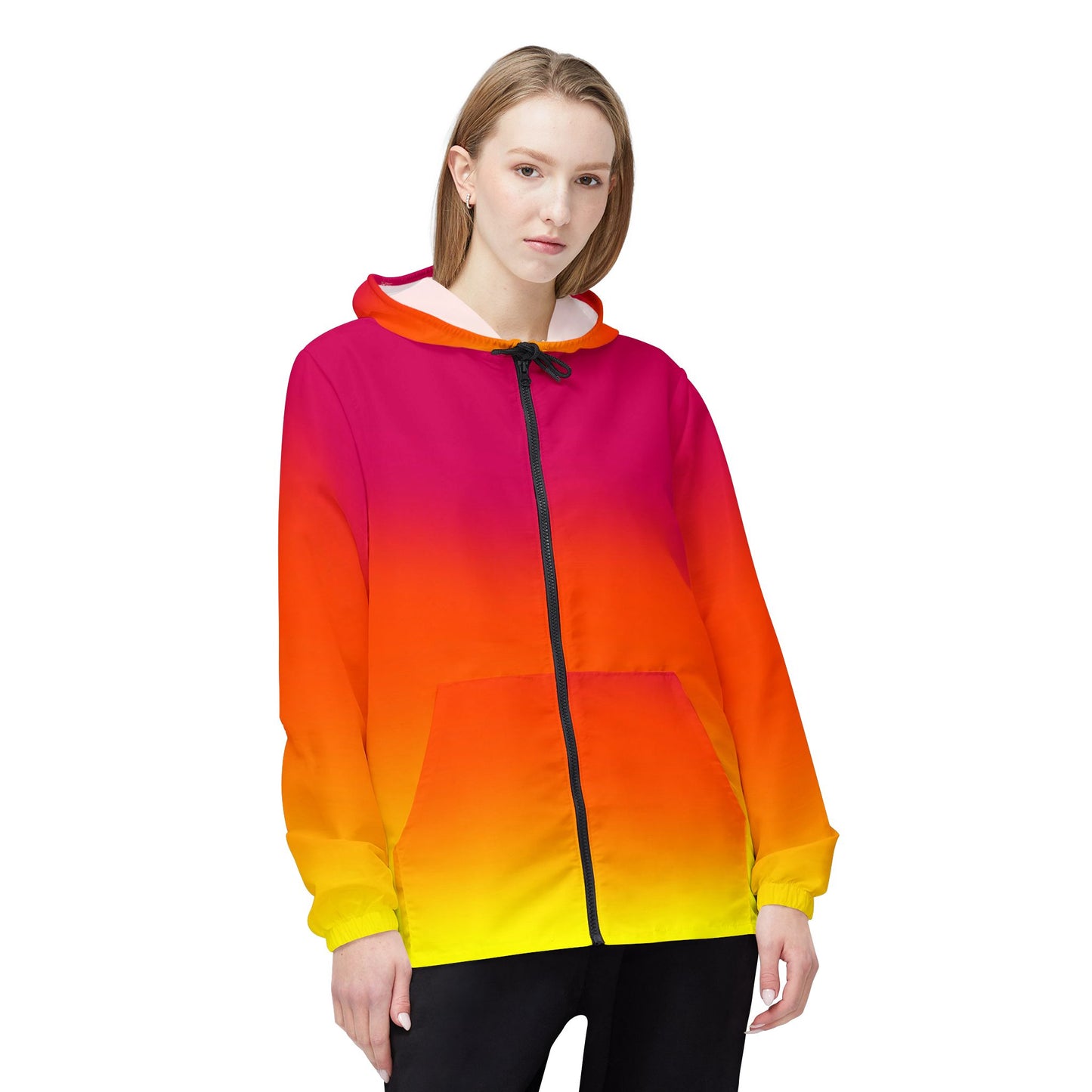 Gradient Windbreaker Jacket (AOP)