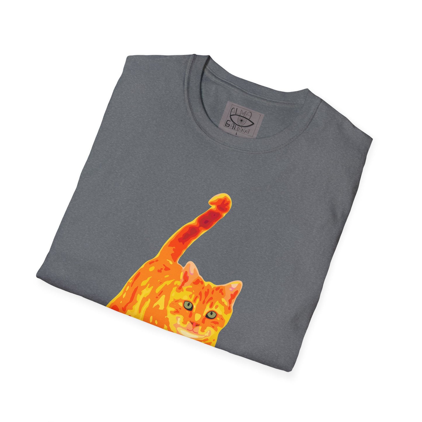 Bright Ginger Cat Unisex Softstyle T-Shirt