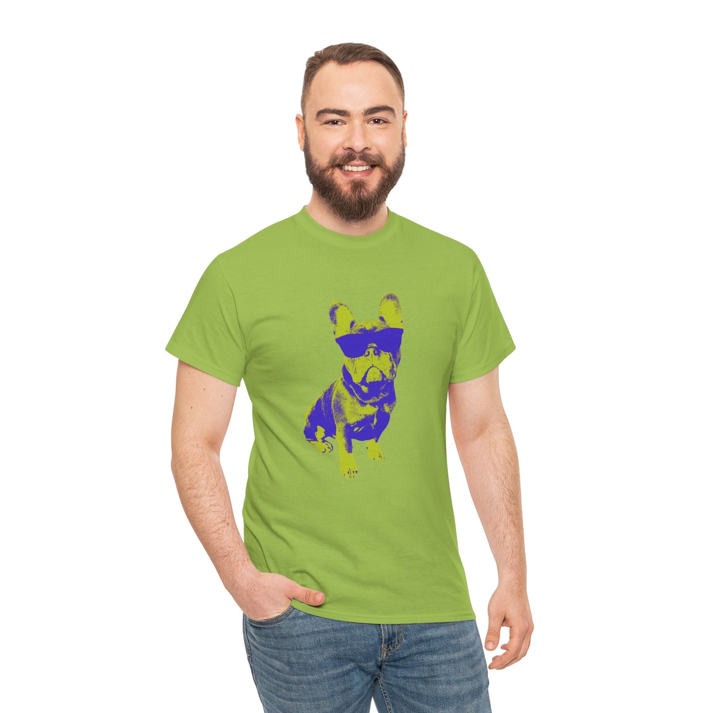 French Buldog Unisex Heavy Cotton Tee