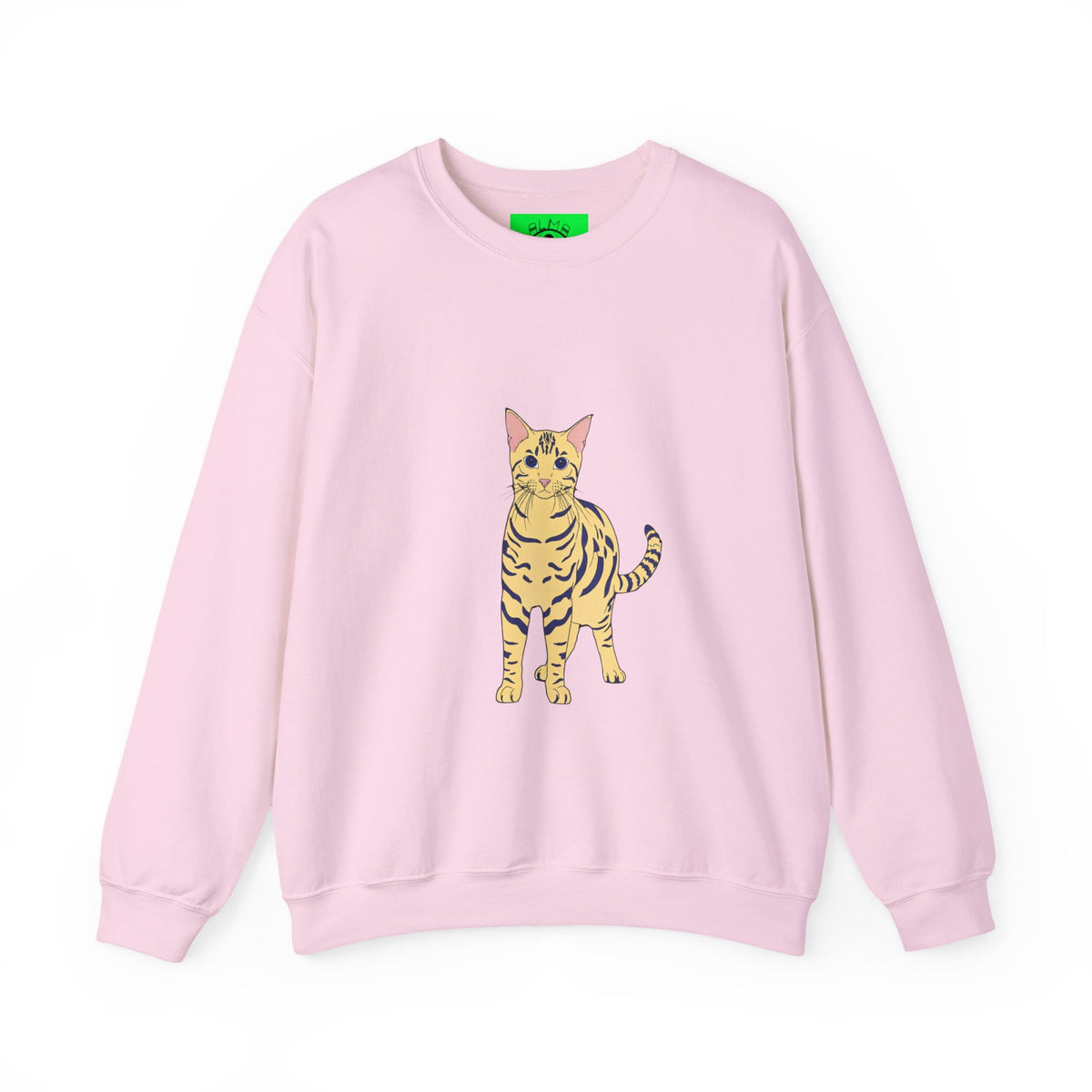 Bengal Cat cartoon Unisex Heavy Blend™ Crewneck Sweatshirt