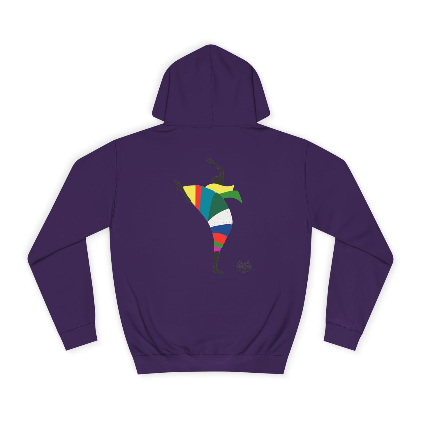 Colorful Dancer Unisex College Hoodie - Stylish Daily Wear
