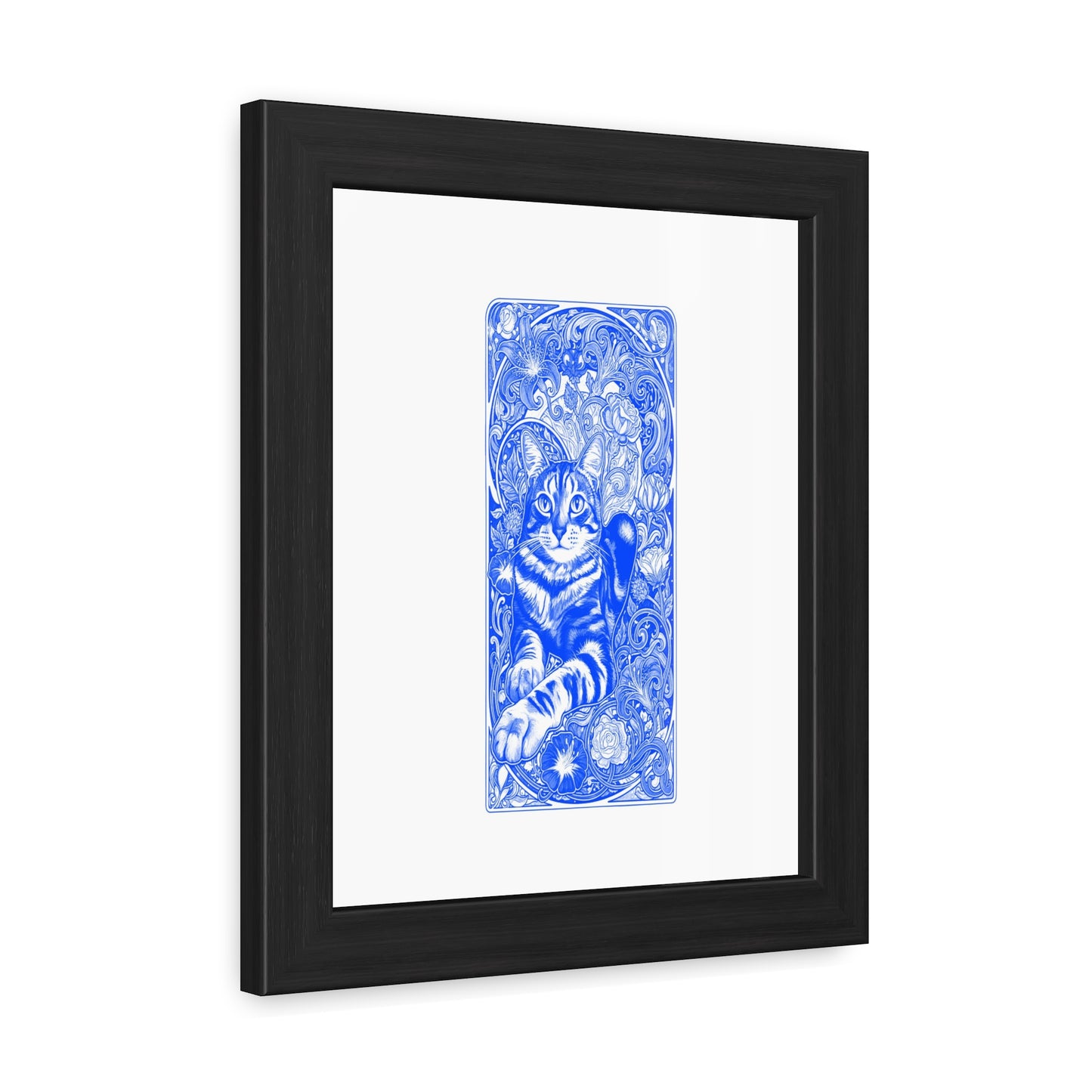 Art Nouveaux Cat Framed Posters