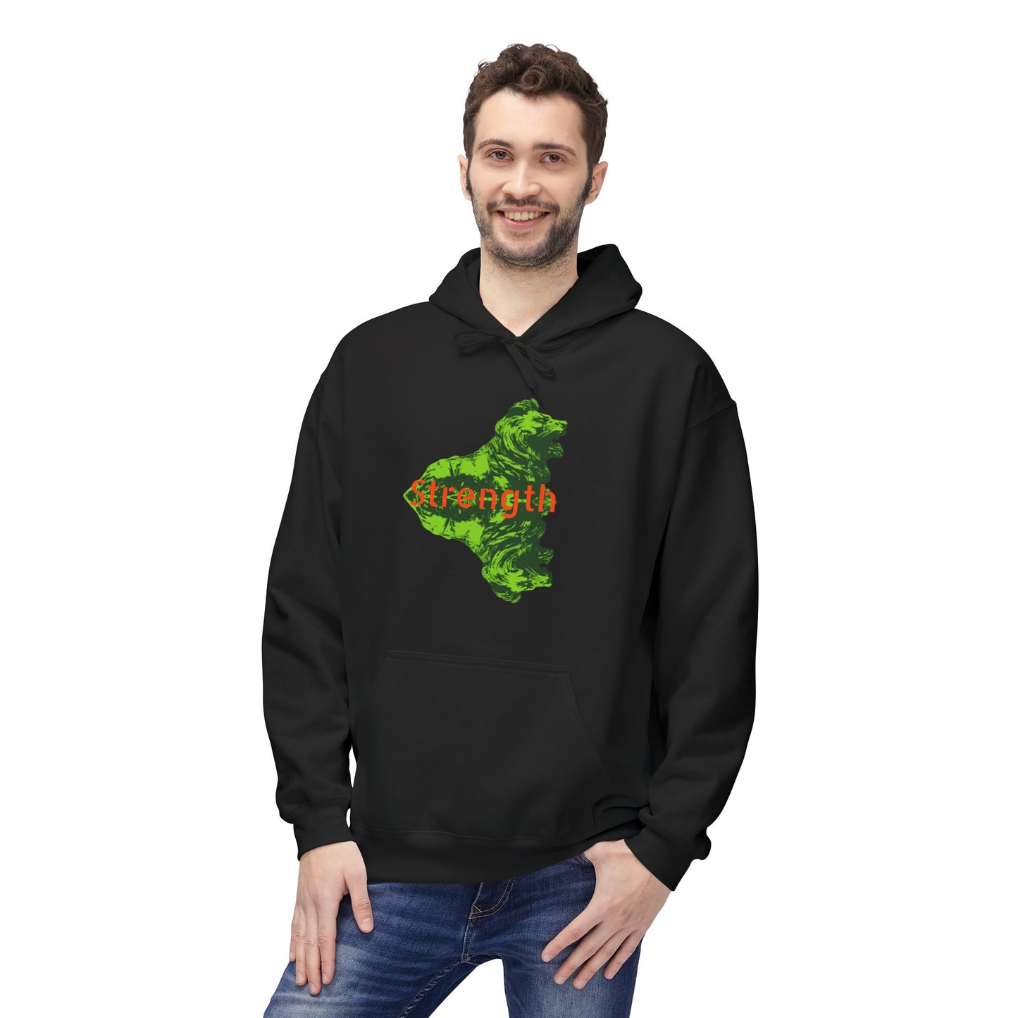 Lion Unisex Midweight Softstyle Fleece Hoodie