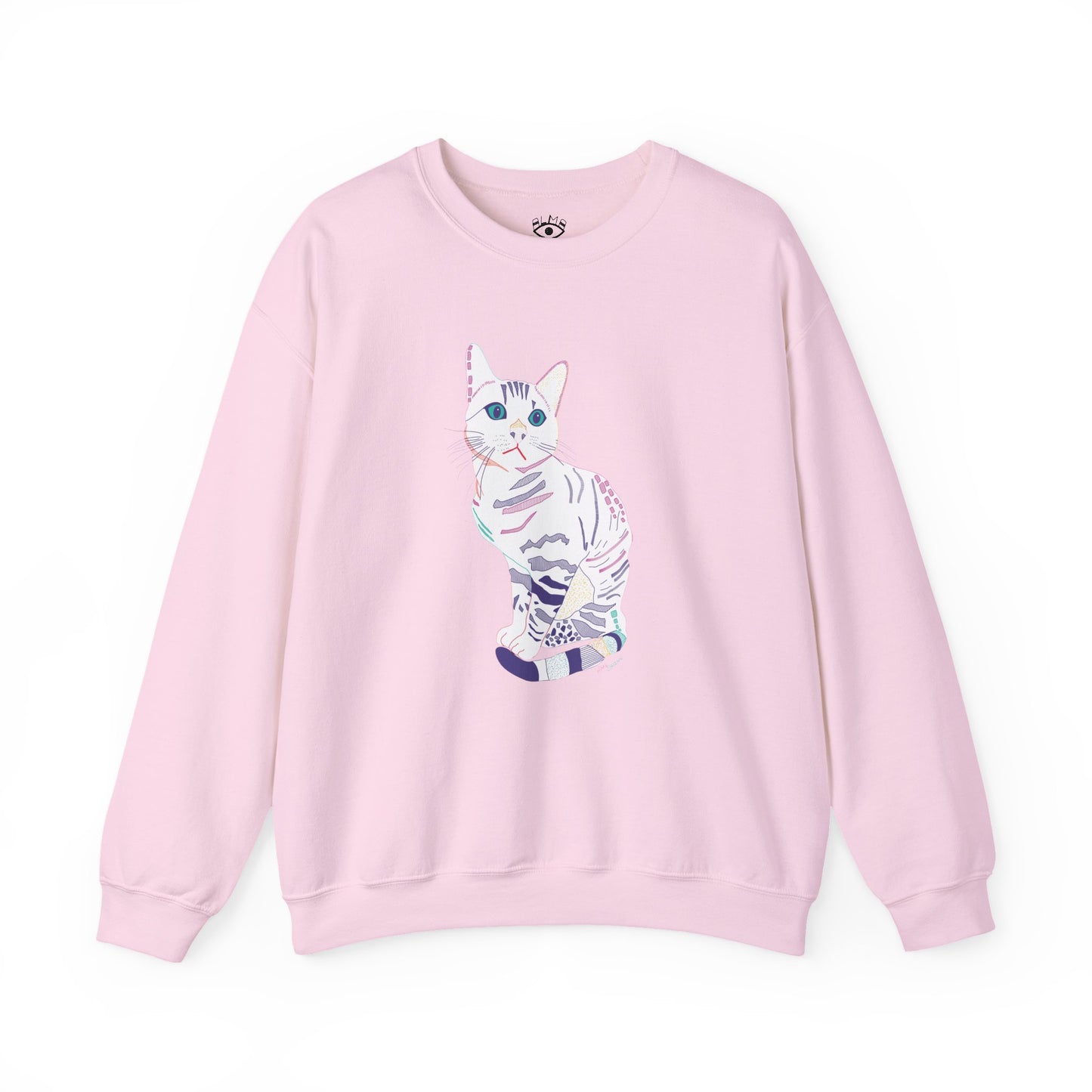 White Cat Unisex Heavy Blend™ Crewneck Sweatshirt