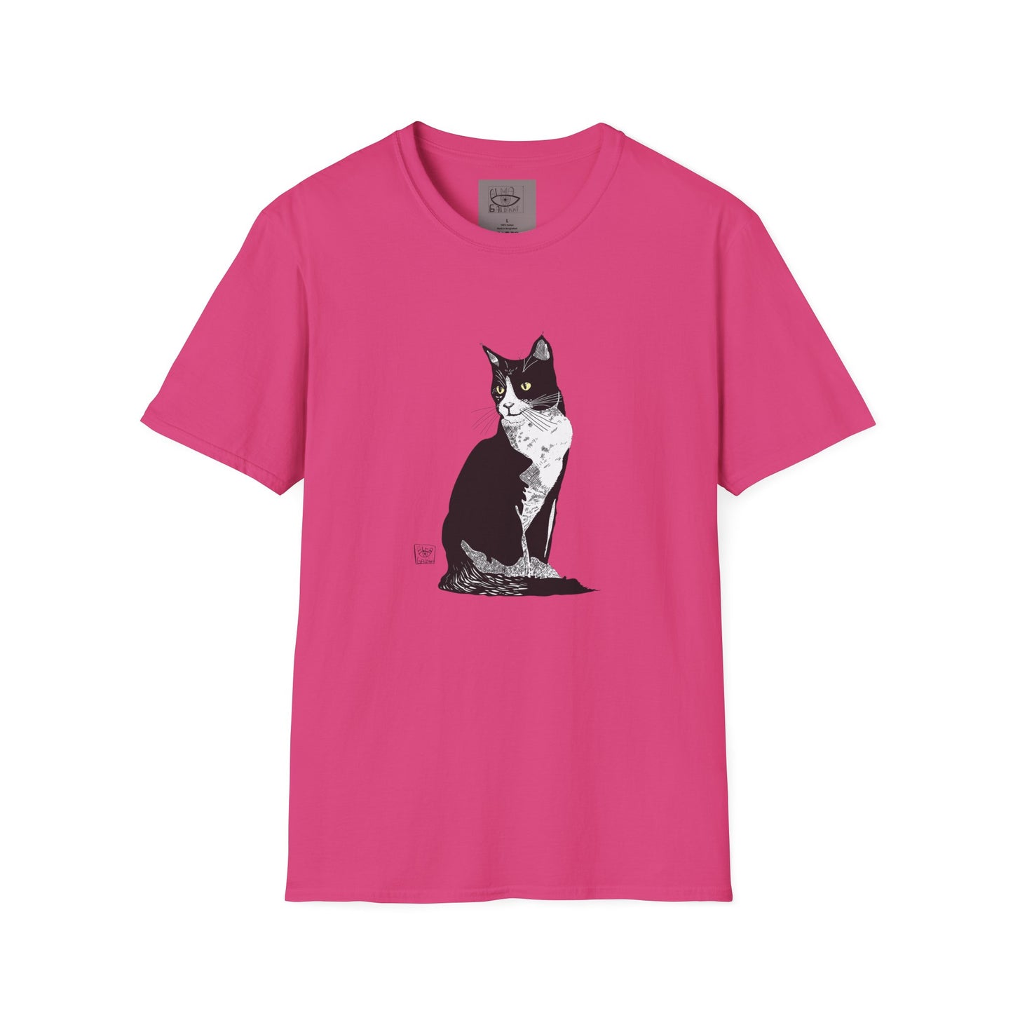 Sexy Black Cat Unisex Softstyle T-Shirt