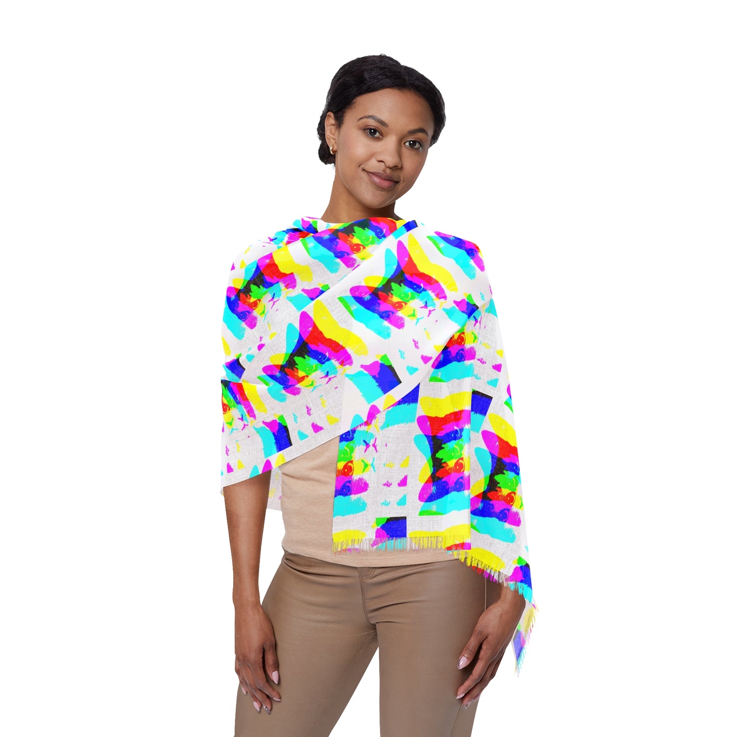 Neon Cat Light Scarf