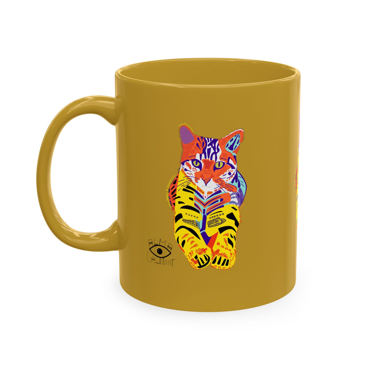 Tiger Cat Traditional Ceramic Mug
