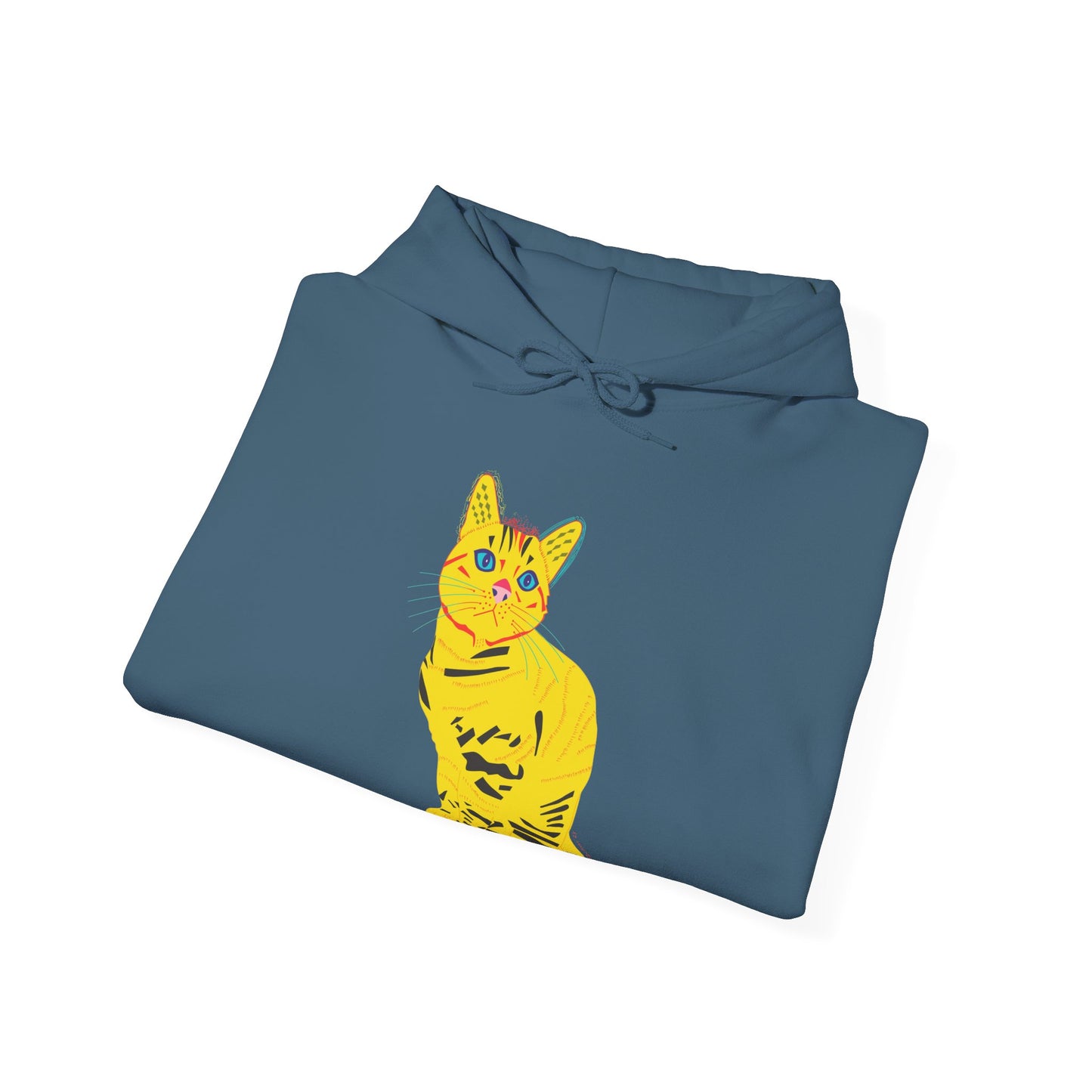 Yellow Cat Unisex Heavy Blend™ Hooded Sweatshirt