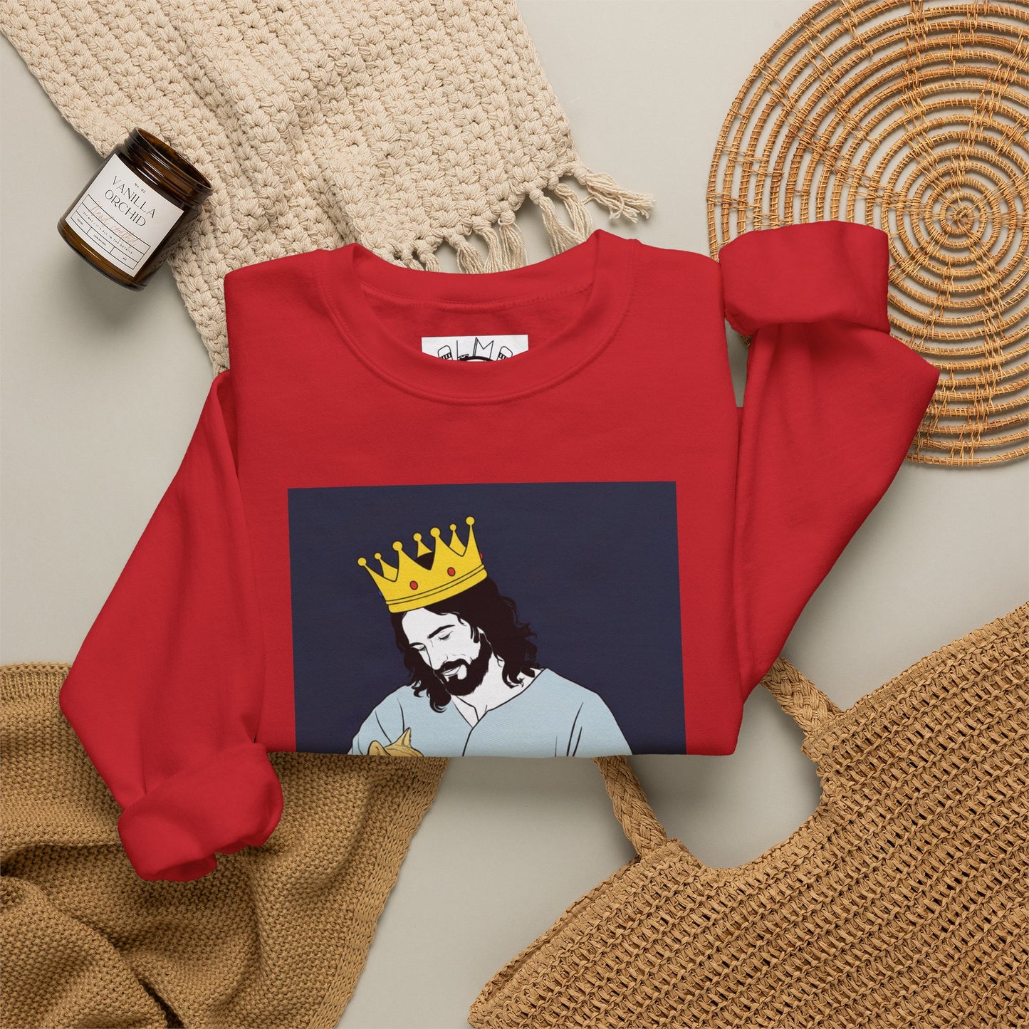 Jeus and cat Unisex Heavy Blend™ Crewneck Sweatshirt