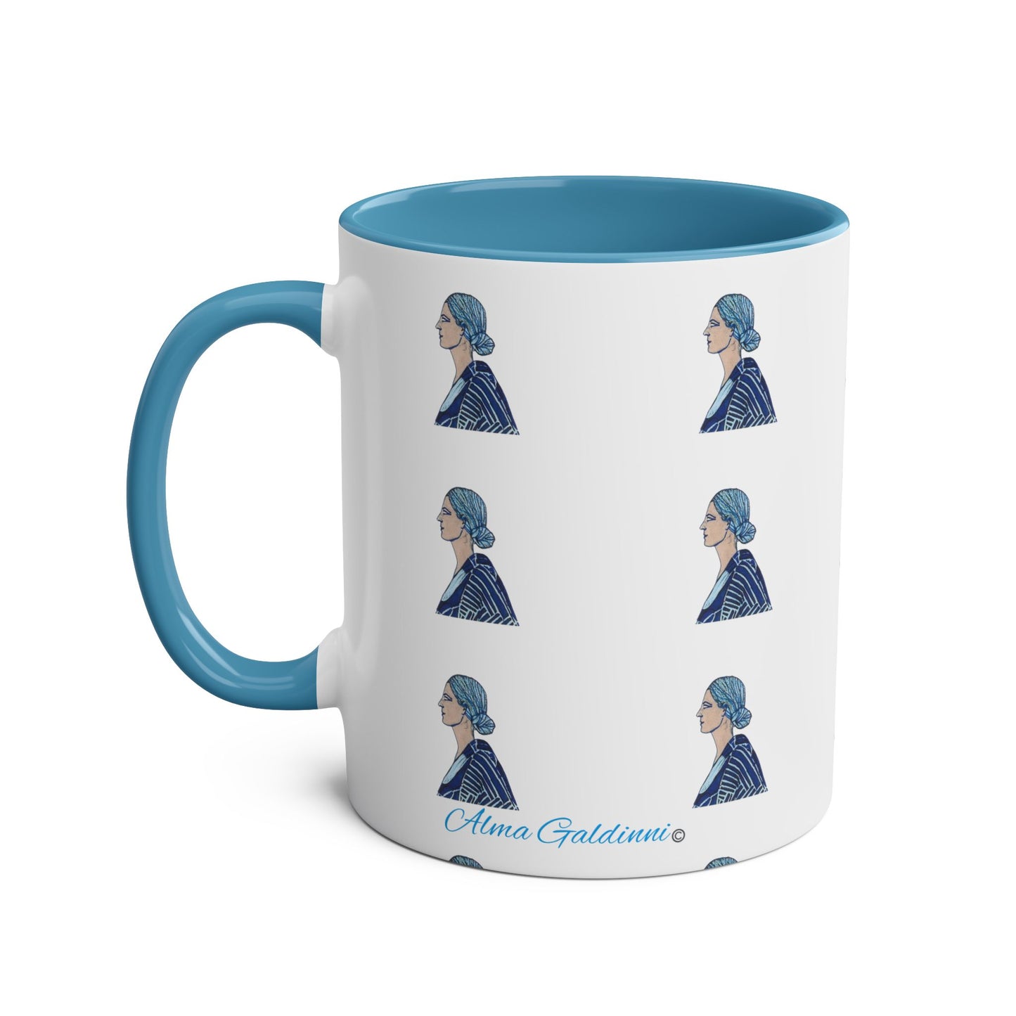 Art Nouveaux Lady mug