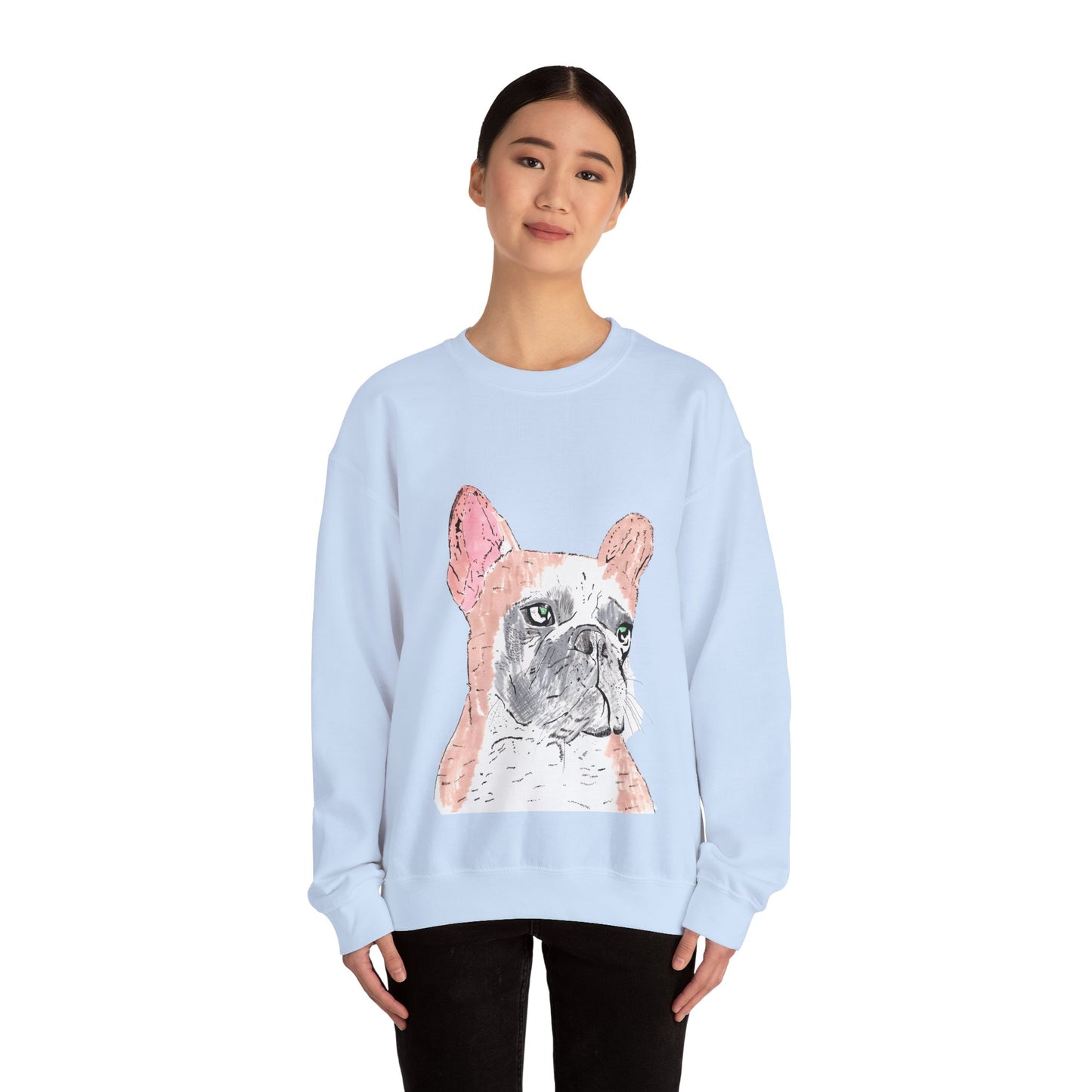 French Bulldog Art Sweatshirt - Cozy Unisex Crewneck for Dog Lovers