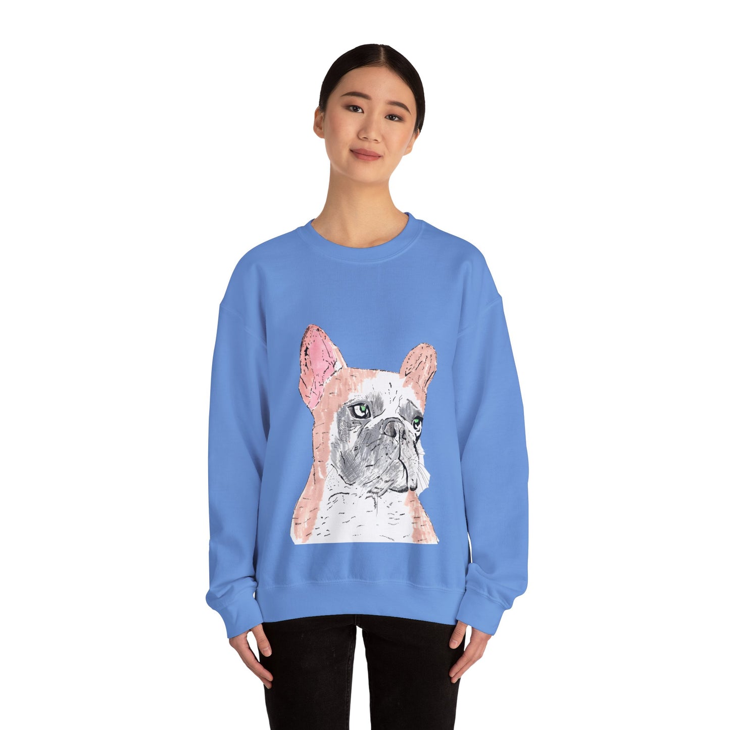 French Bulldog Art Sweatshirt - Cozy Unisex Crewneck for Dog Lovers