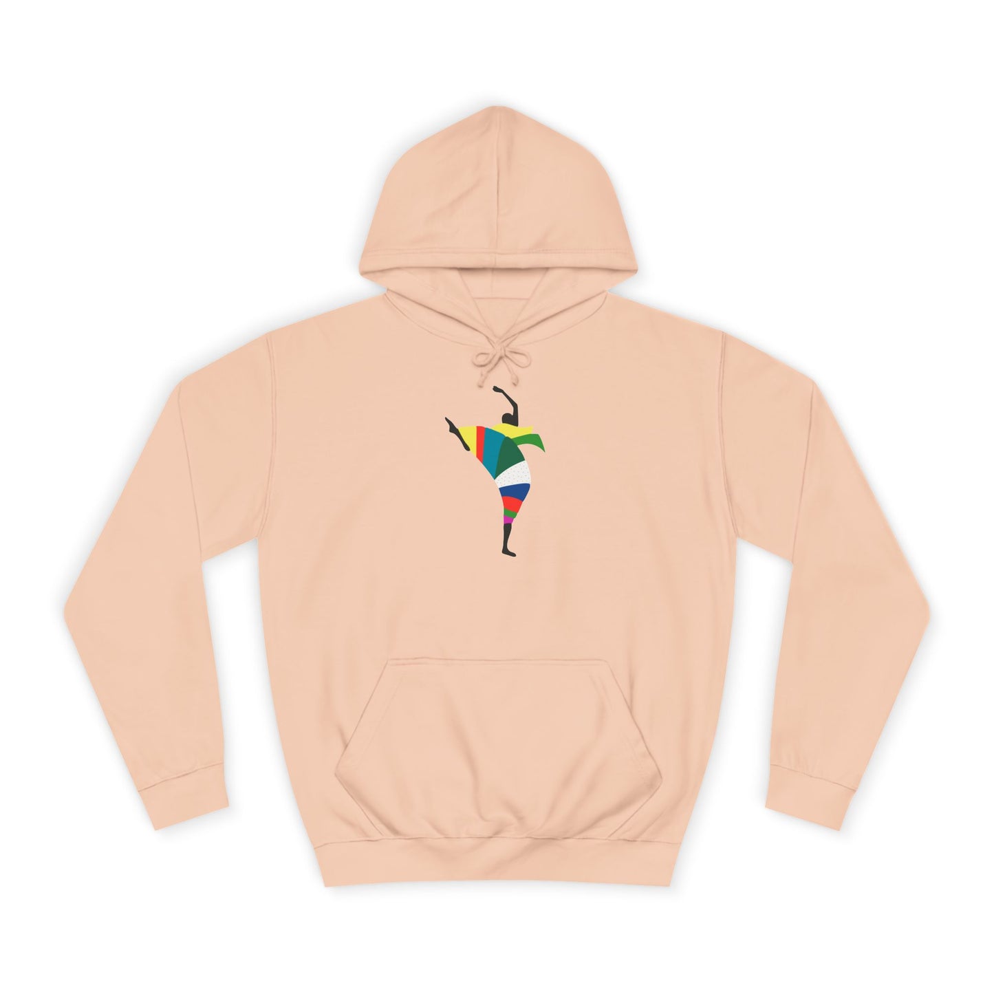 Colorful Dancer Unisex College Hoodie - Stylish Daily Wear