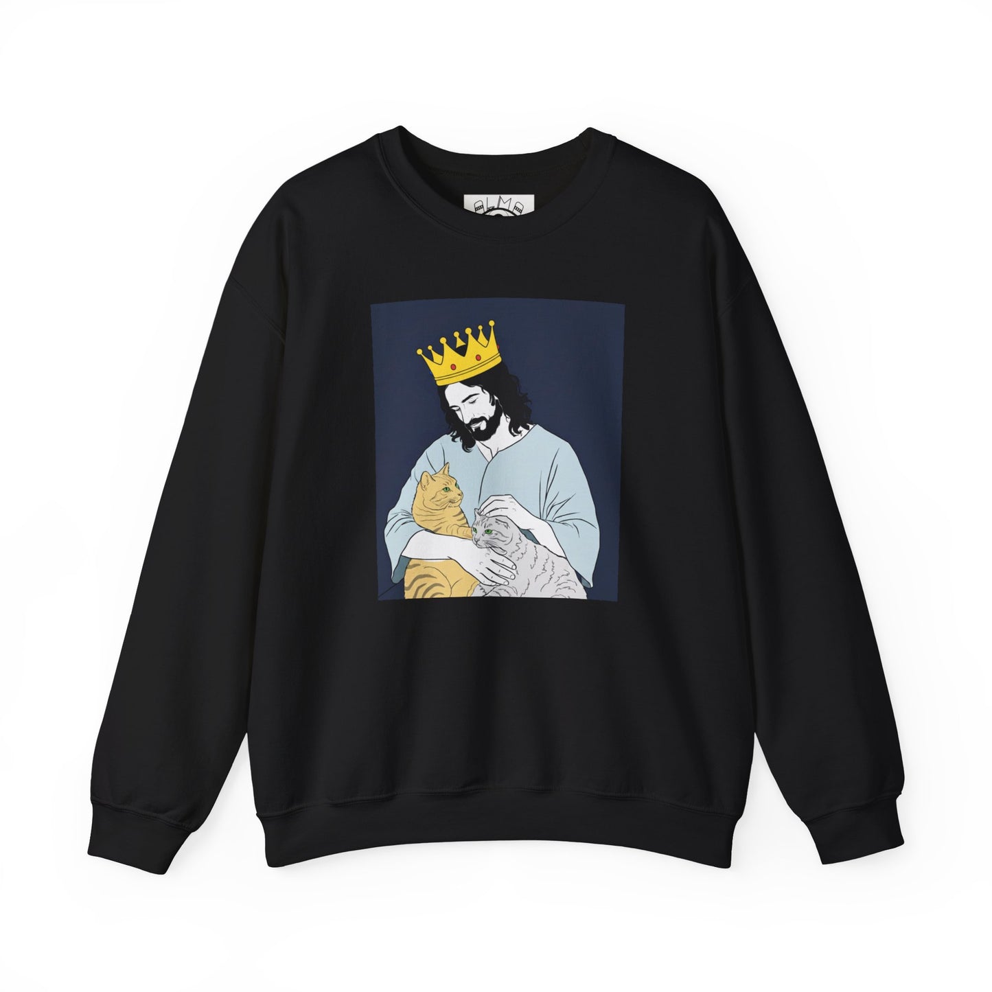Jeus and cat Unisex Heavy Blend™ Crewneck Sweatshirt