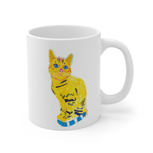 Yellow cat Mug
