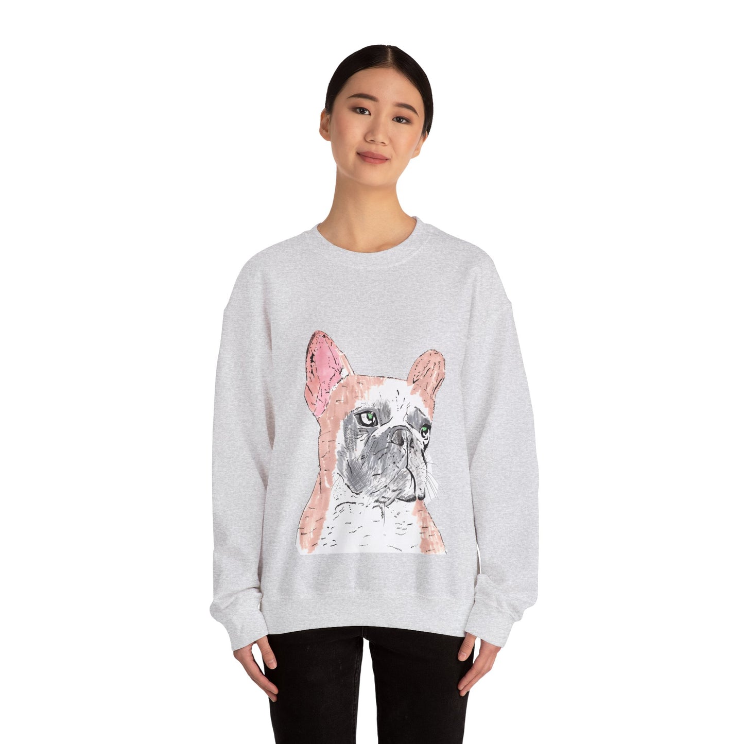 French Bulldog Art Sweatshirt - Cozy Unisex Crewneck for Dog Lovers
