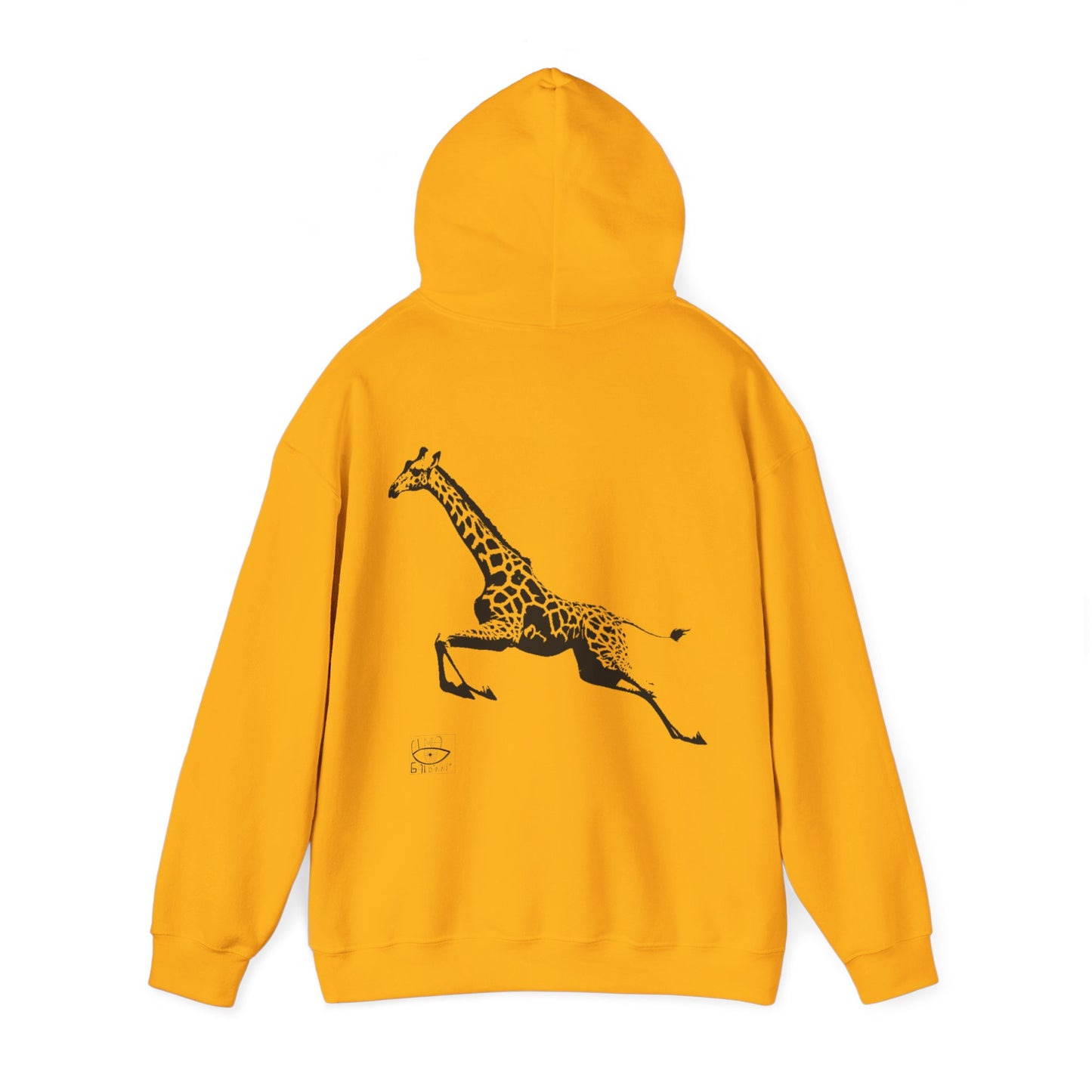 Giraffe Print Hoodie - Cozy Gift for Animal Lovers, Unisex Sweatshirt, Wildlife Fashion, Nature Gift, Unique Apparel