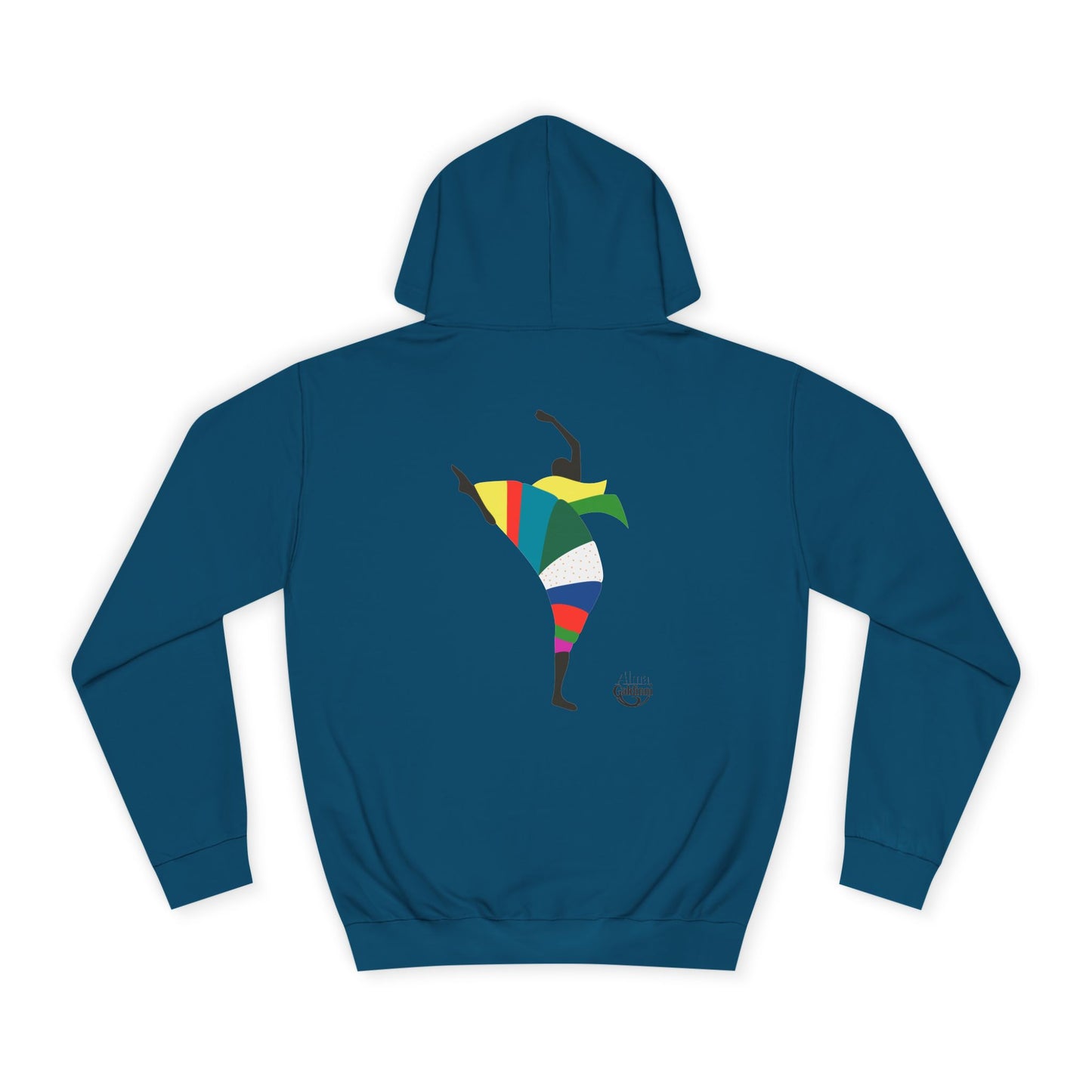 Colorful Dancer Unisex College Hoodie - Stylish Daily Wear