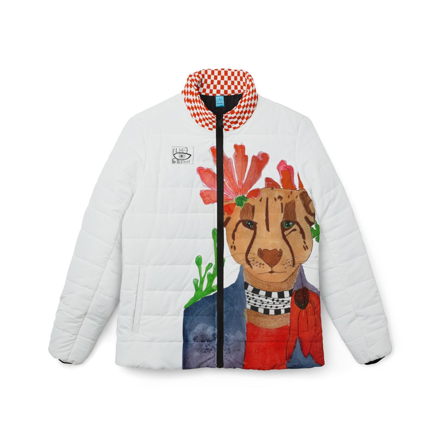 Leopard Women’s Puffer Jacket (AOP)