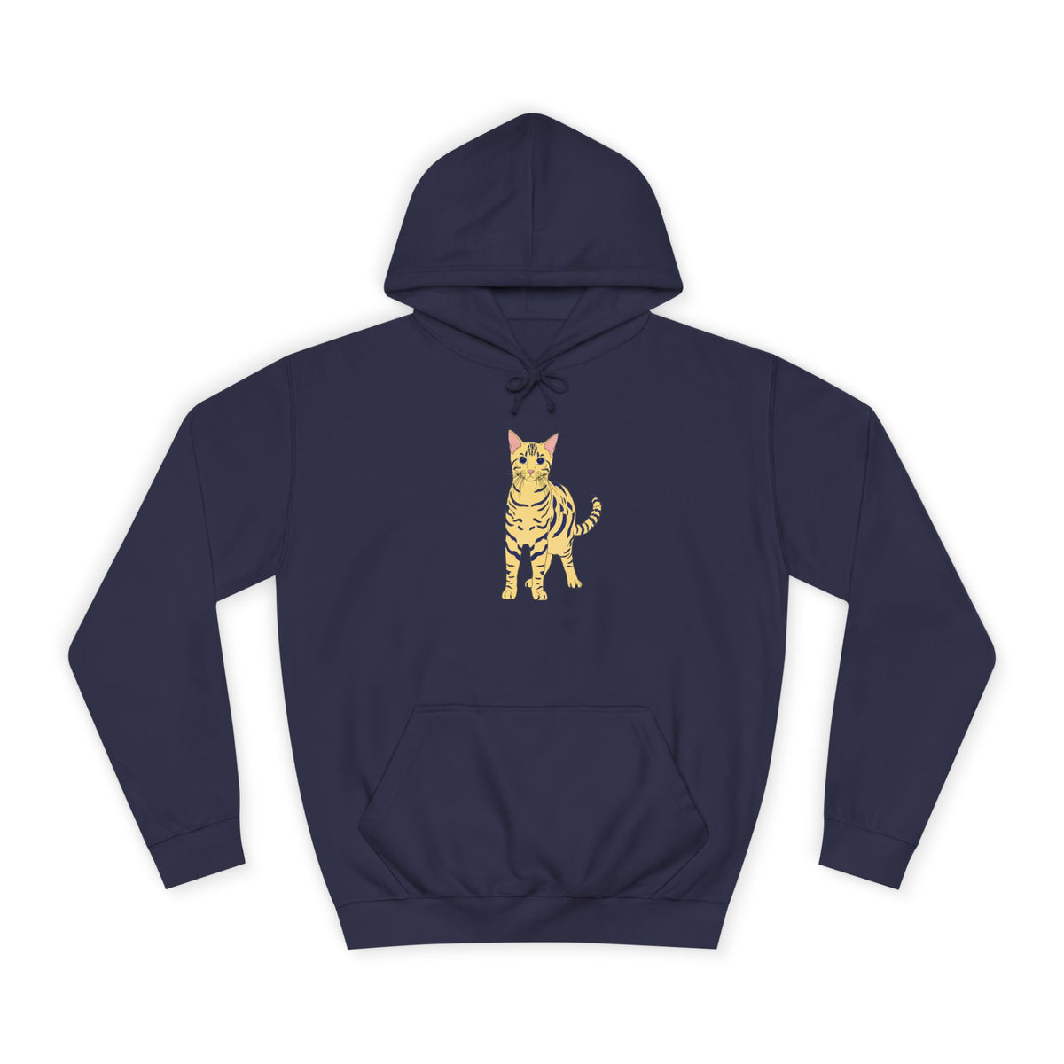 Benjamin The Cat Unisex College Hoodie