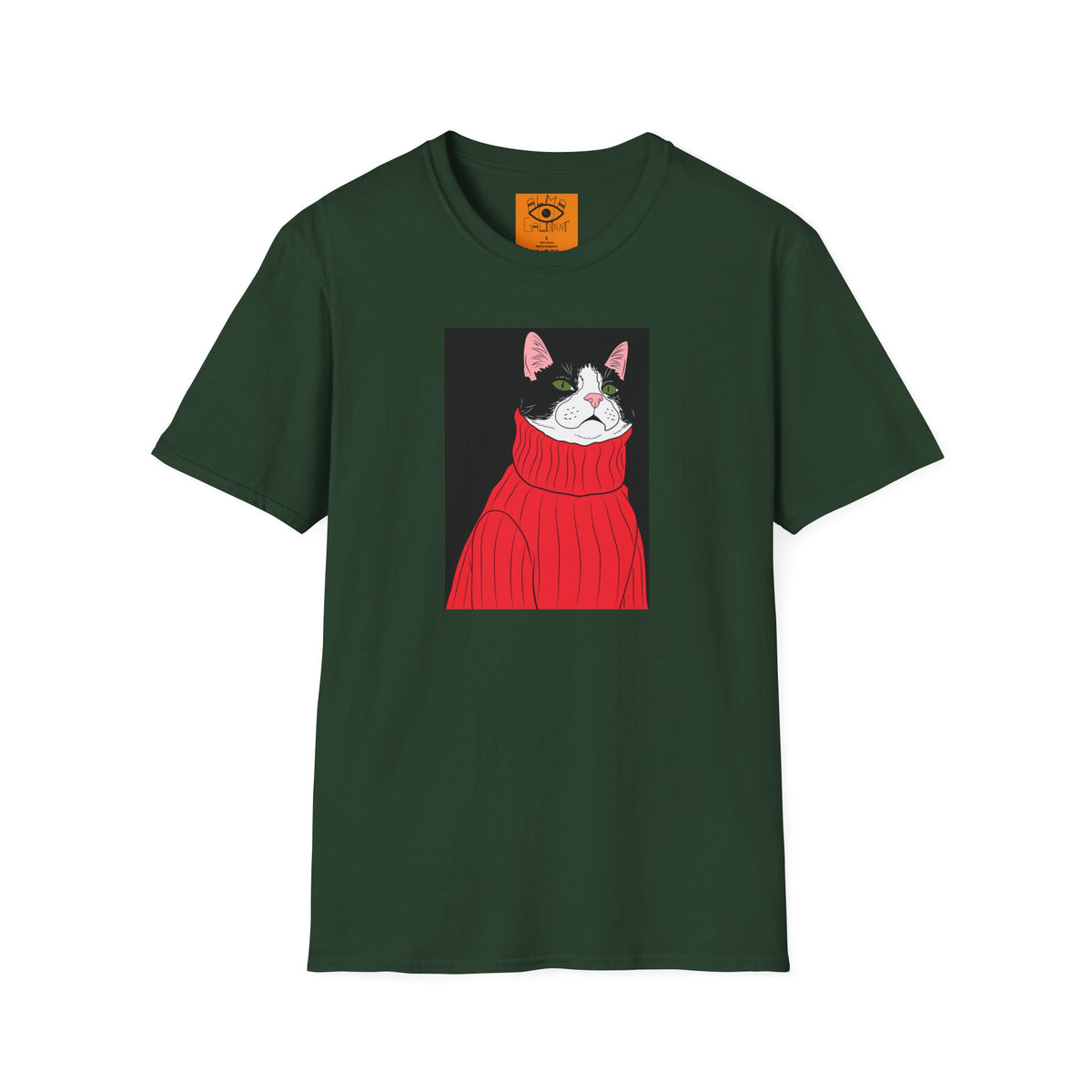 Lazy Cat Unisex Softstyle T-Shirt