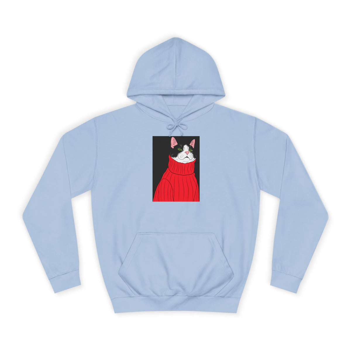 Lazy cat Unisex College Hoodie
