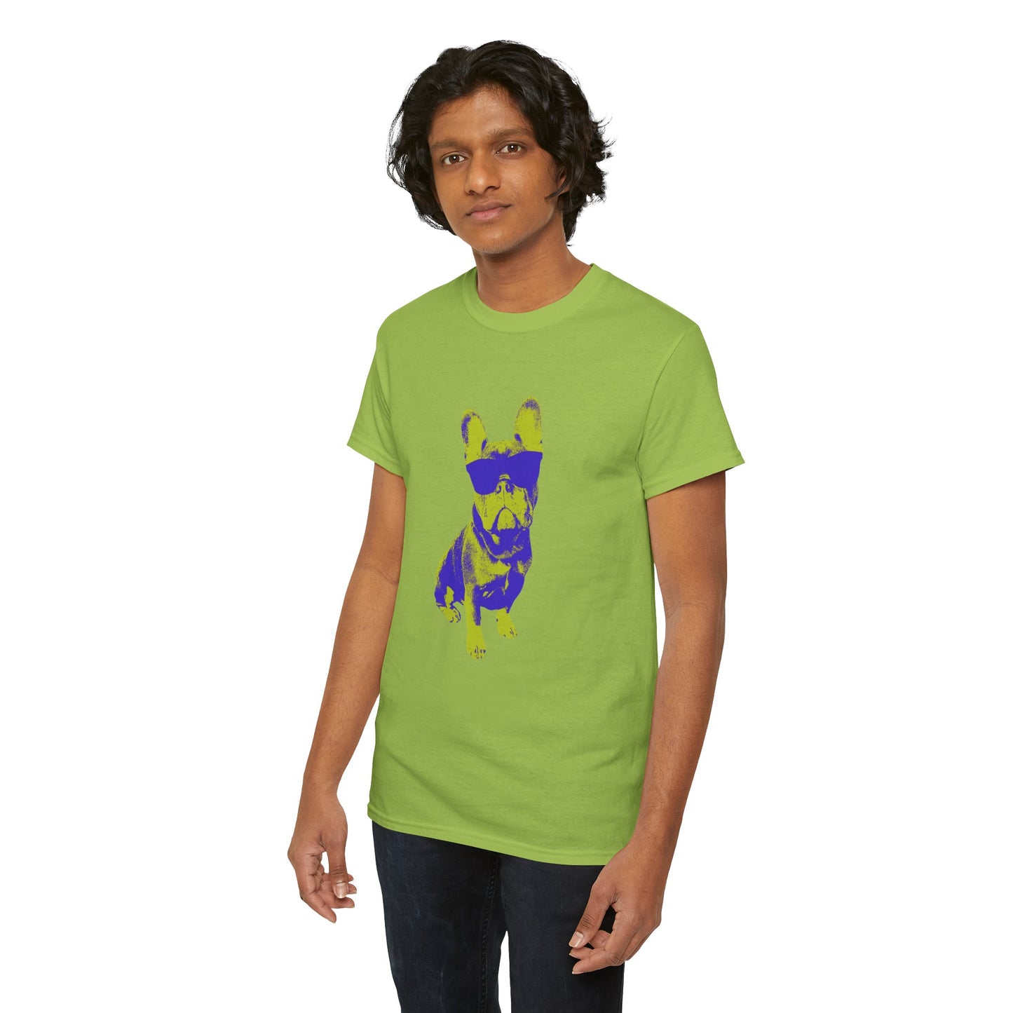 French Buldog Unisex Heavy Cotton Tee