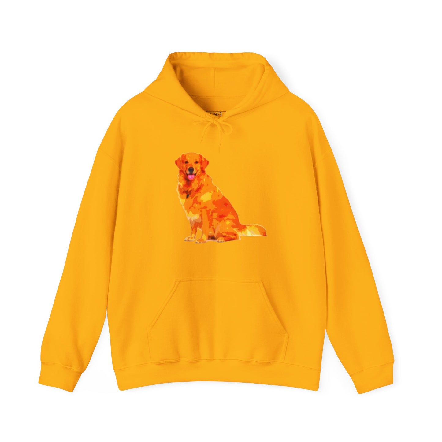 Vibrant Golden Retriever Hoodie, Pet Lover Gift, Cozy Sweatshirt, Animal Art Apparel, Dog Mom Outfit, Christmas Wear, Cute Canine Fashion
