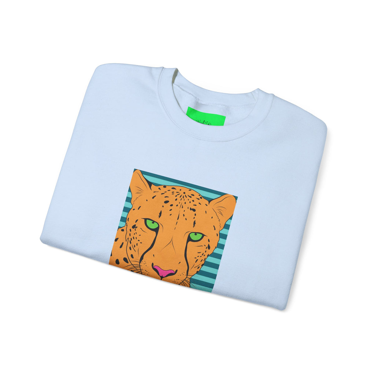 Bright leopard Unisex Heavy Blend™ Crewneck Sweatshirt