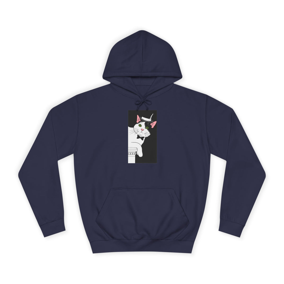 Mister Cat Unisex College Hoodie