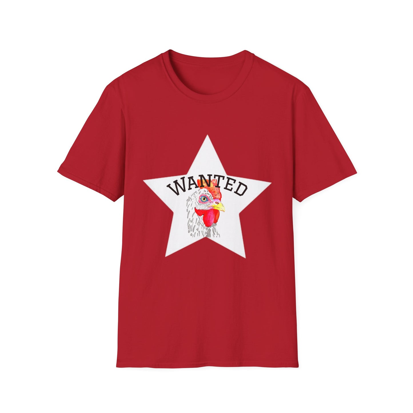 Wanted Heart T-Shirt | Unisex Softstyle Tee for Animal Lovers, Unique Gift, Casual Wear, Valentine's Day, Birthday, Fun Graphics