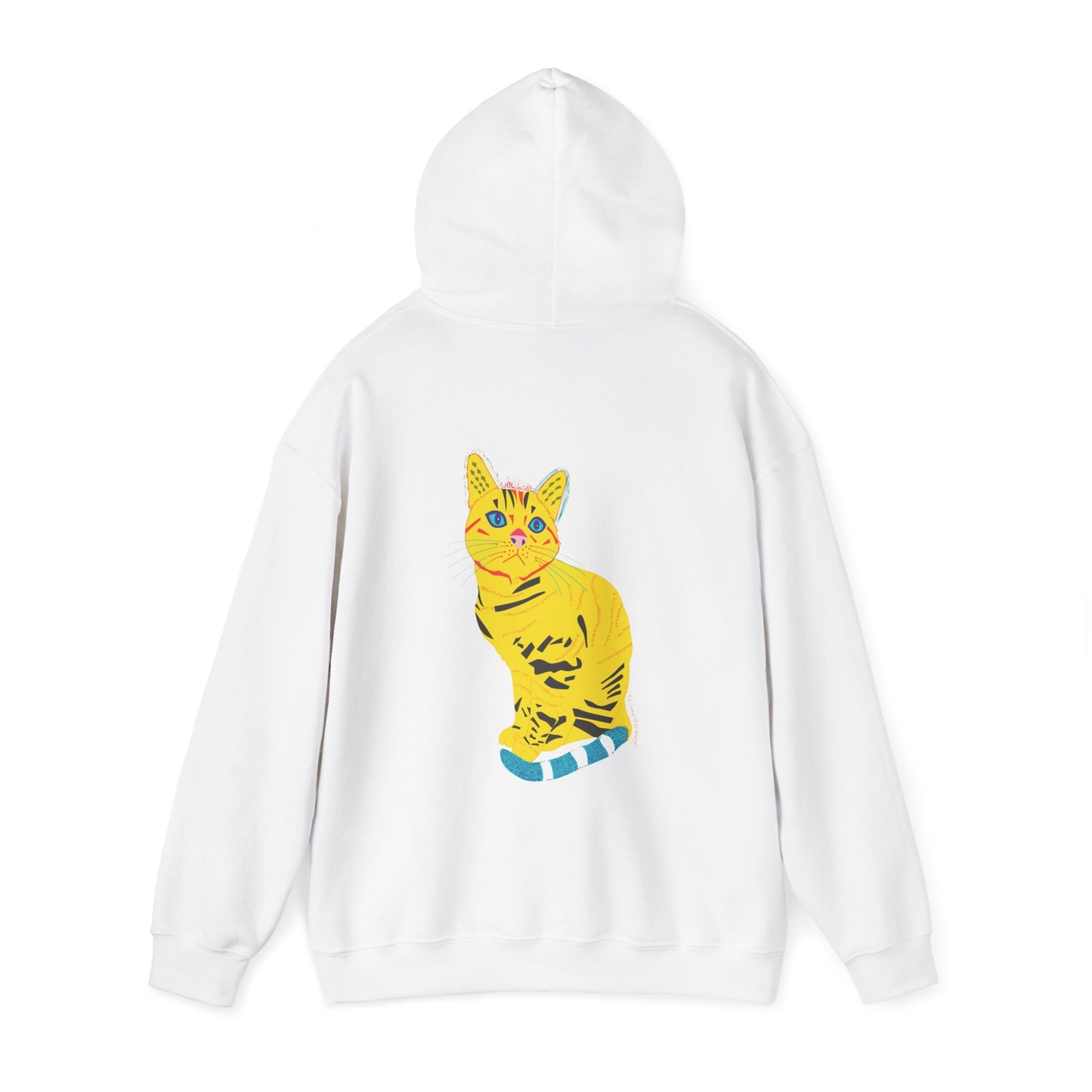 Yellow Cat Unisex Heavy Blend™ Hooded Sweatshirt