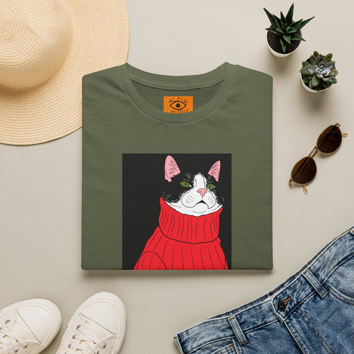 Lazy Cat Unisex Softstyle T-Shirt