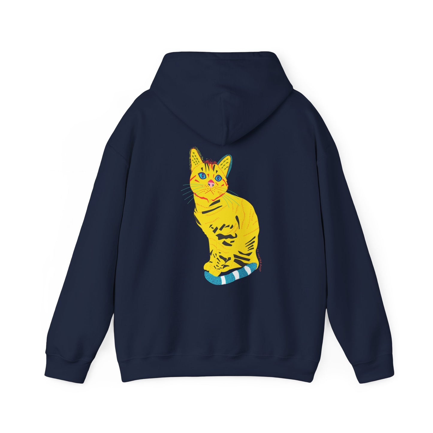 Yellow Cat Unisex Heavy Blend™ Hooded Sweatshirt